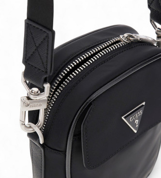 Guess Mala a tiracolo Mini Milano preta