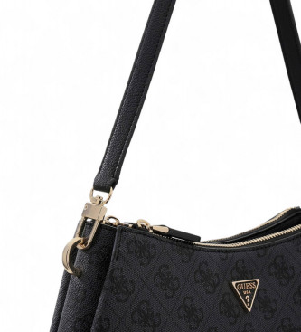 Guess Bolsa de ombro Mini Noelle preta