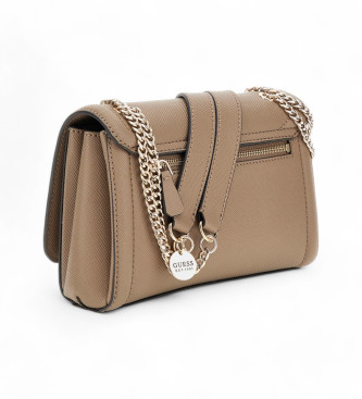 Guess Borsa a tracolla Noelle marrone saffiano