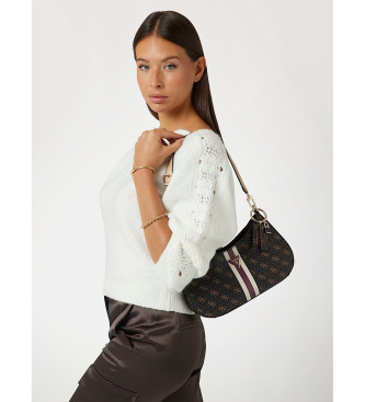 Guess Bolso al hombro noelle con logo 4g marrn