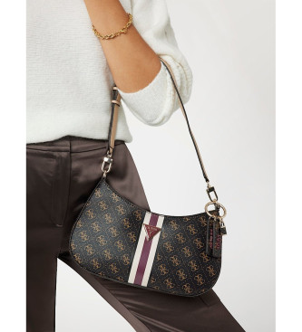 Guess Sac  bandoulire noelle avec logo 4g marron