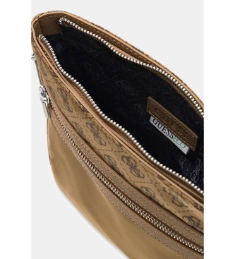 Guess Berlin beige flat crossbody bag