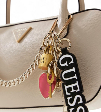Guess Bolsa de m�o bege Davina Charms