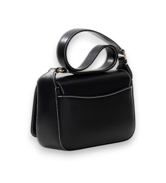 Guess Schultertasche mit Klappe ?Ruby?, schwarz