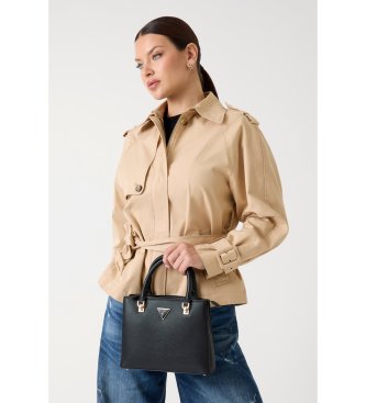 Guess Sac à main Noelle saffiano noir