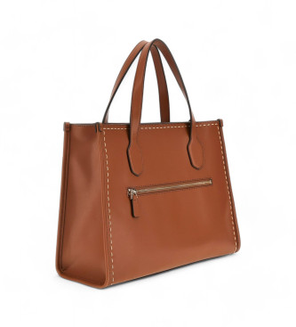 Guess Silvana handbag with brown stitching