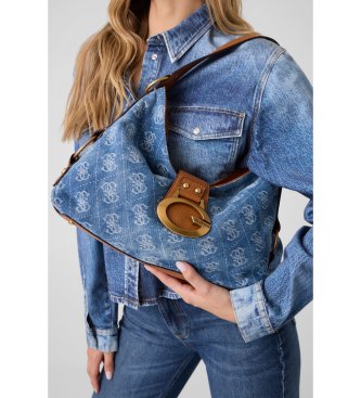 Guess Bolso grande de hombro Camden azul
