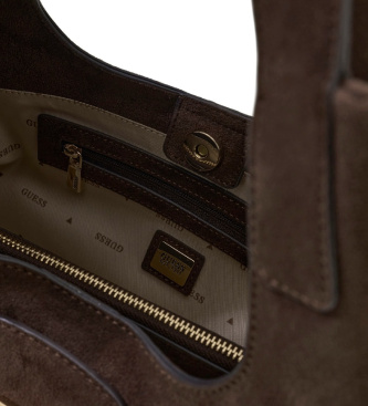 Guess Sunset hobo taske brun