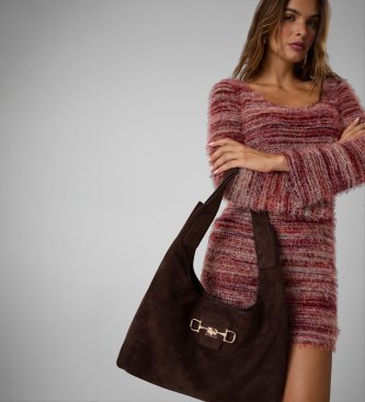 Guess Bolsa Hobo Maxi Sunset marrom