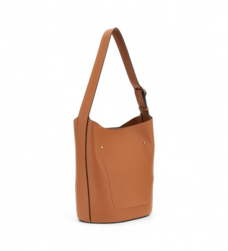 Guess Bolso Meridian II Bucket marrn