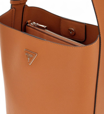 Guess Bolso Meridian II Bucket marrn