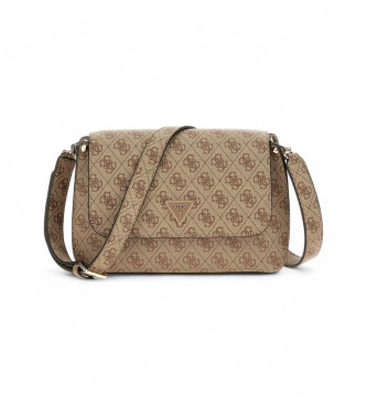 Guess Borsa con patta Meridiann marrone