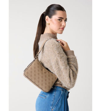 Guess Mala de m�o Erica Mini castanha