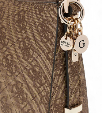 Guess Mala de m�o Erica Mini castanha