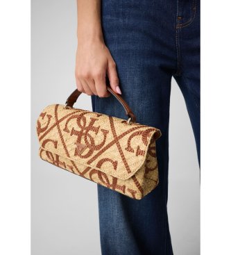 Guess Beige mini Kirsten-taske