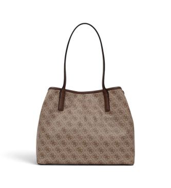 Guess Torba typu tote 2 w 1 Victtoria w kolorze beżowym