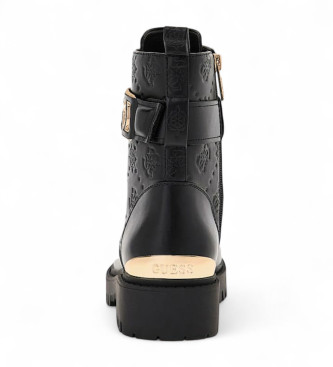 Guess Botins Anfibio Oranda com logtipo 4G e penia preta