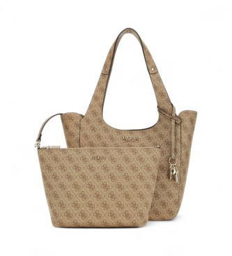 Guess Borsa beige Calista 2 in 1