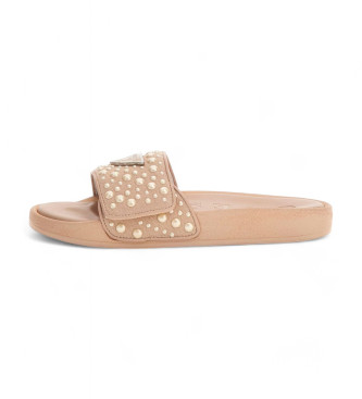 Guess Callen nude teenslippers