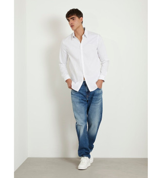 Guess Camisa Calce ceido blanco