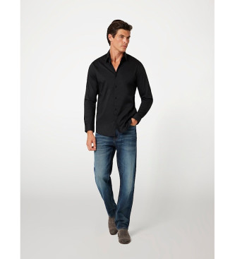 Guess Slim fit overhemd zwart