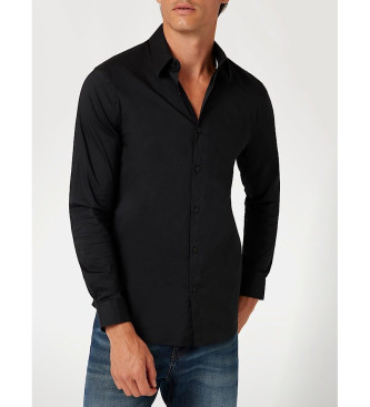 Guess Slim Fit Hemd schwarz