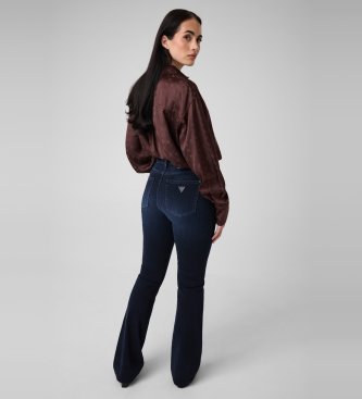 Guess Carolyn-skjorta med brun logotyp