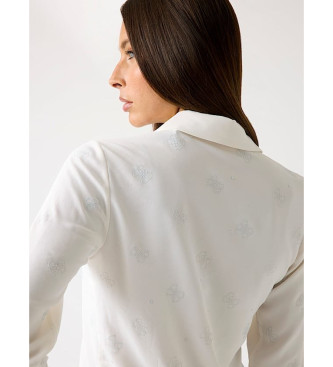 Guess Maglietta bianca con logo 4G