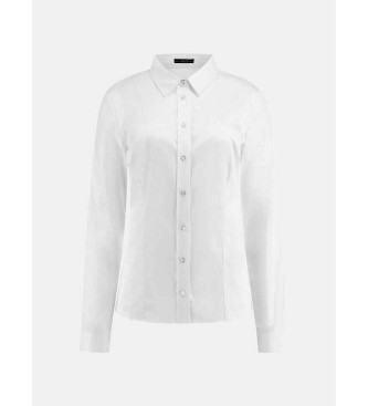 Guess Klassisk slim fit-skjorte hvid