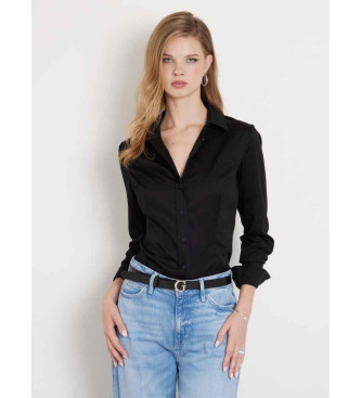 Guess Camisa clssica slim fit preta