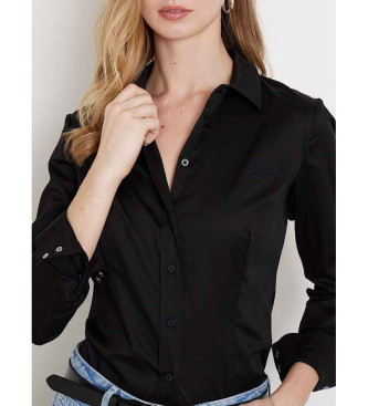 Guess Classic slim fit shirt black