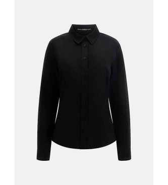 Guess Classic slim fit shirt black