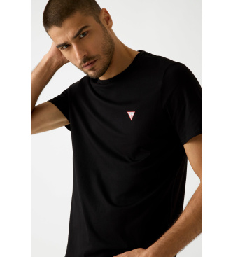 Guess Small black triangle logo t-shirt