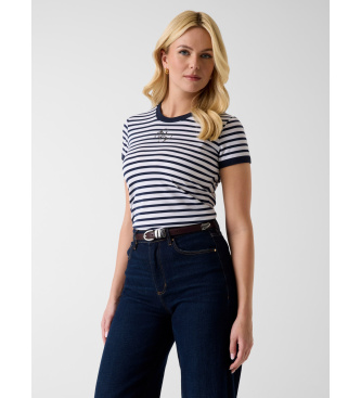 Guess Blauw gestreept T-shirt