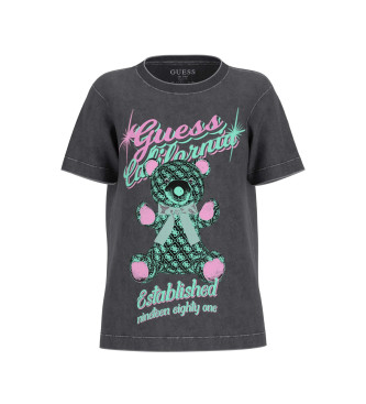 Guess Camiseta Bear negro