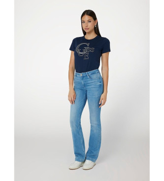 Guess T-shirt azul brilhante