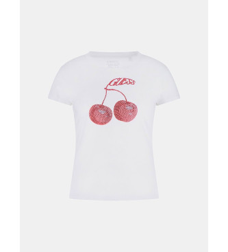 Guess Camiseta con estampado frontal del logotipo blanco