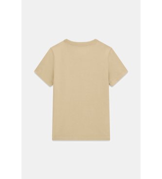 Guess Beige beaded logo t-shirt