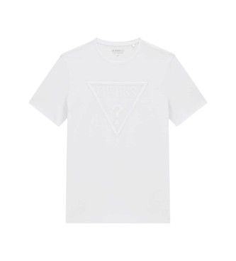Guess T-shirt avec logo imprimé blanc