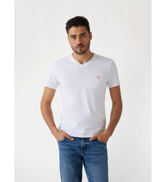 Guess Biały t-shirt slim fit