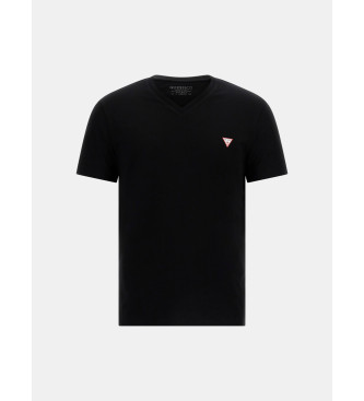 Guess Czarny t-shirt o kroju slim fit
