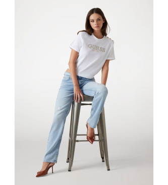 Guess Cropped Washed T-shirt wei