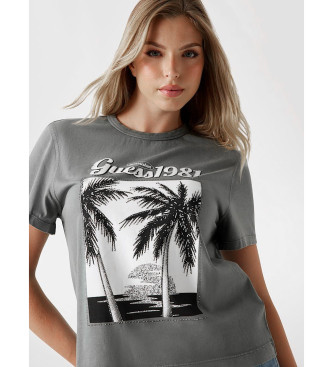 Guess Camiseta estampada gris