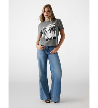 Guess Camiseta estampada gris