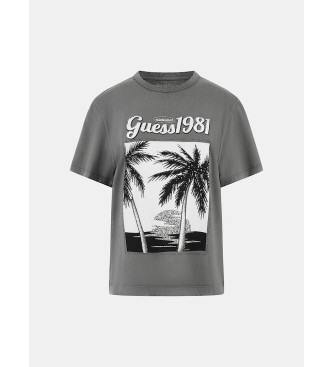 Guess Camiseta estampada gris