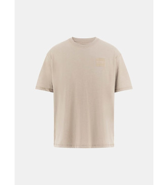 Guess Luźny beżowy T-shirt