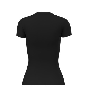 Guess Camiseta Logo Lantejoulas Degradê Preto