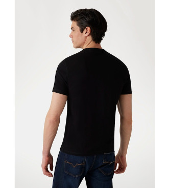 Guess T-shirt nera con logo