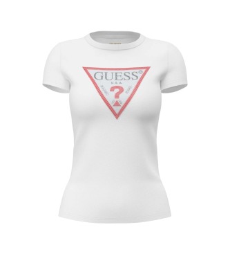 Guess Camiseta Logo Original Hotfix Branca