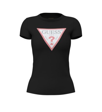 Guess Camiseta Logo Original Hotfix Preta